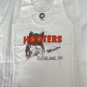 White Hooters Girl Uniform Shirt. XS Cleveland, OH